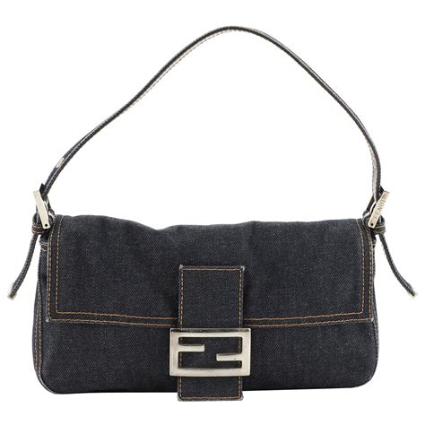 fendi baguette collection|fendi denim baguette sale.